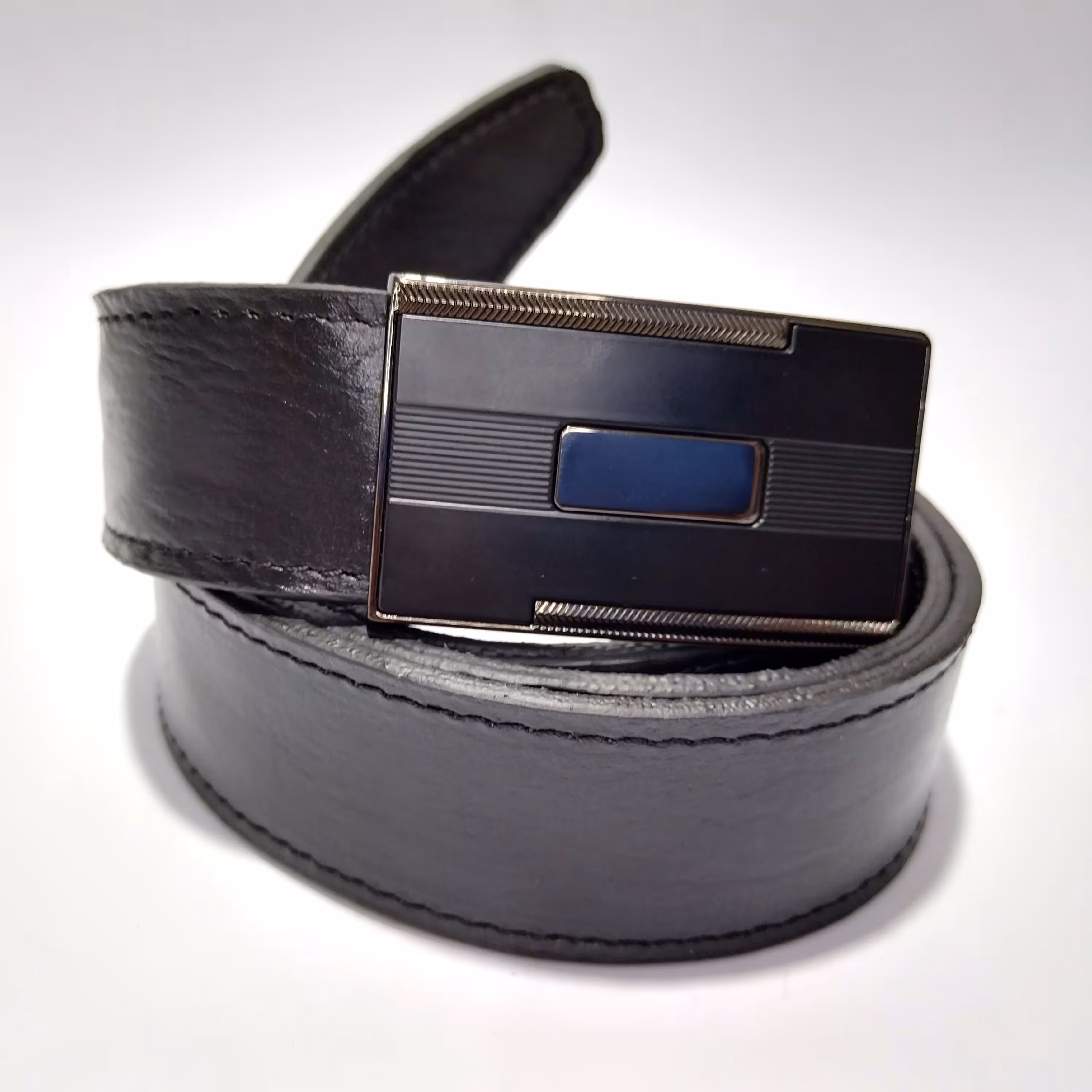 کمربند مجلسی چرم مشکی