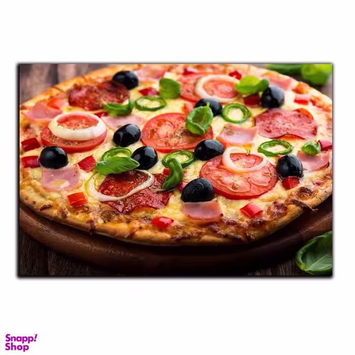 تابلو شاسی بکلیت طرح فست فود پیتزا مدل SH-4944