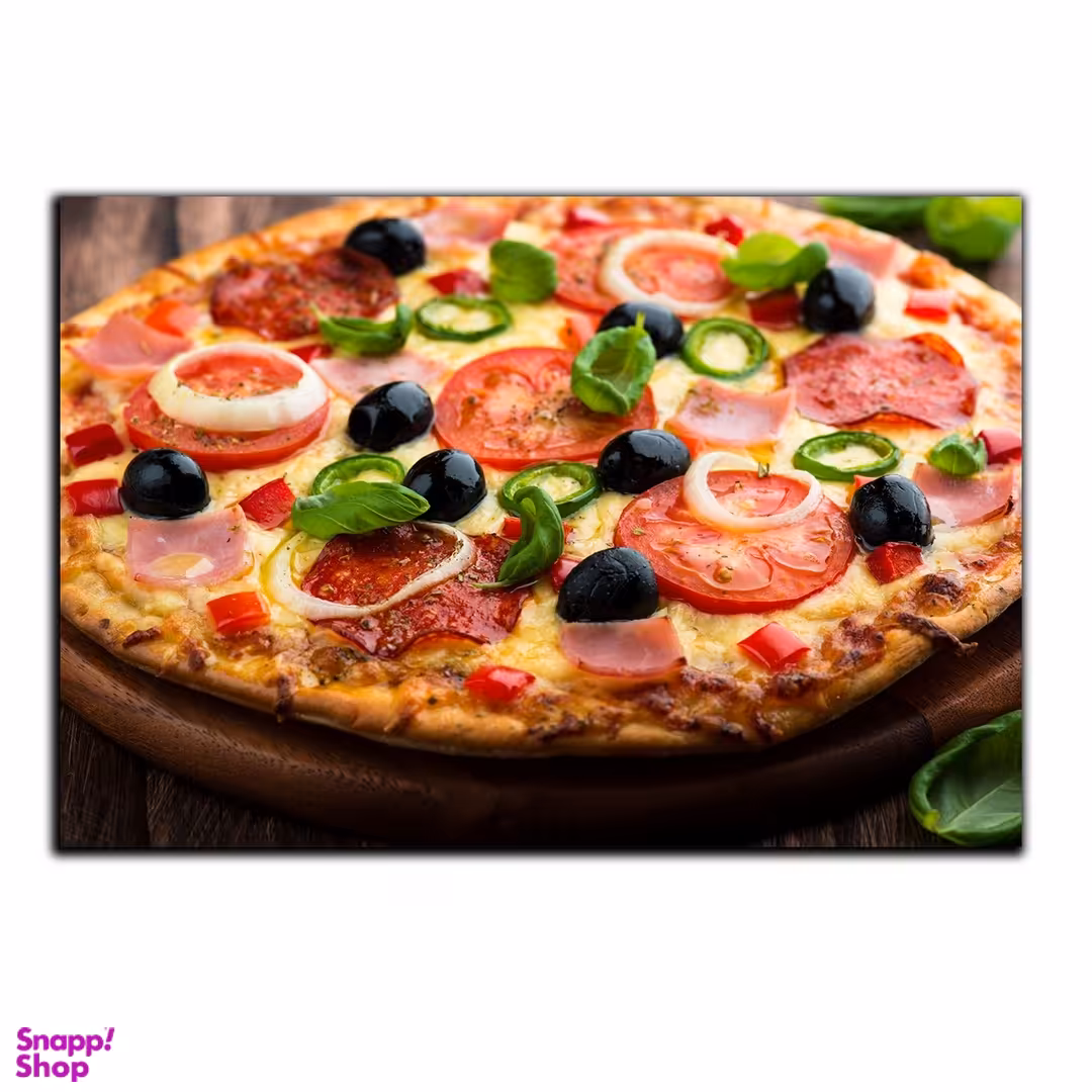 تابلو شاسی بکلیت طرح فست فود پیتزا مدل SH-4944