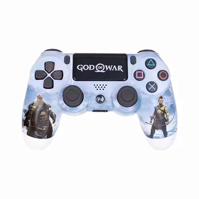 خرید و قیمت دسته PS4 بیسیم مدل طرح خدای جنگ