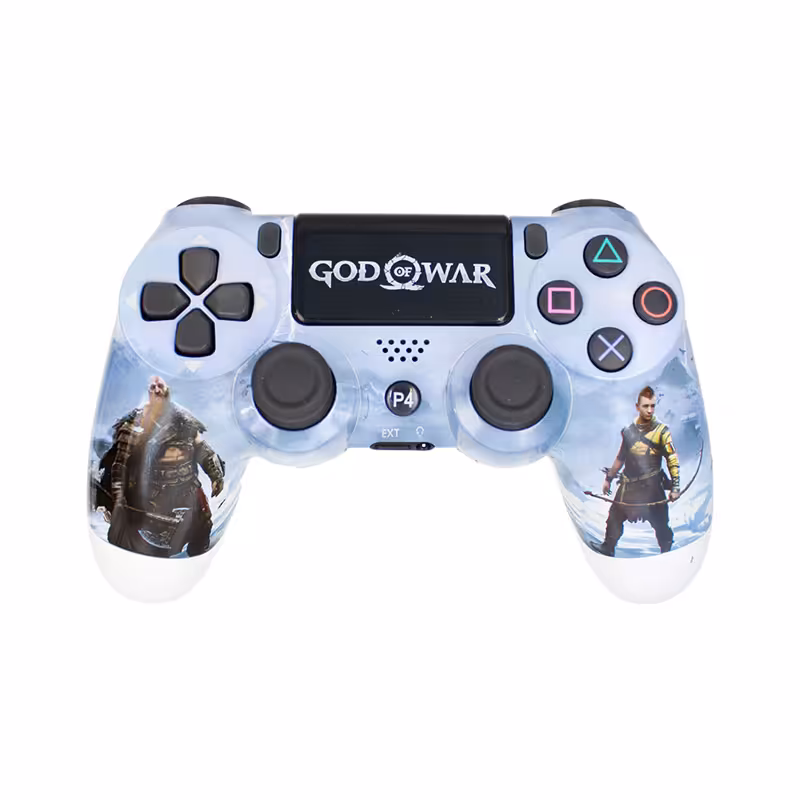 خرید و قیمت دسته PS4 بیسیم مدل طرح خدای جنگ