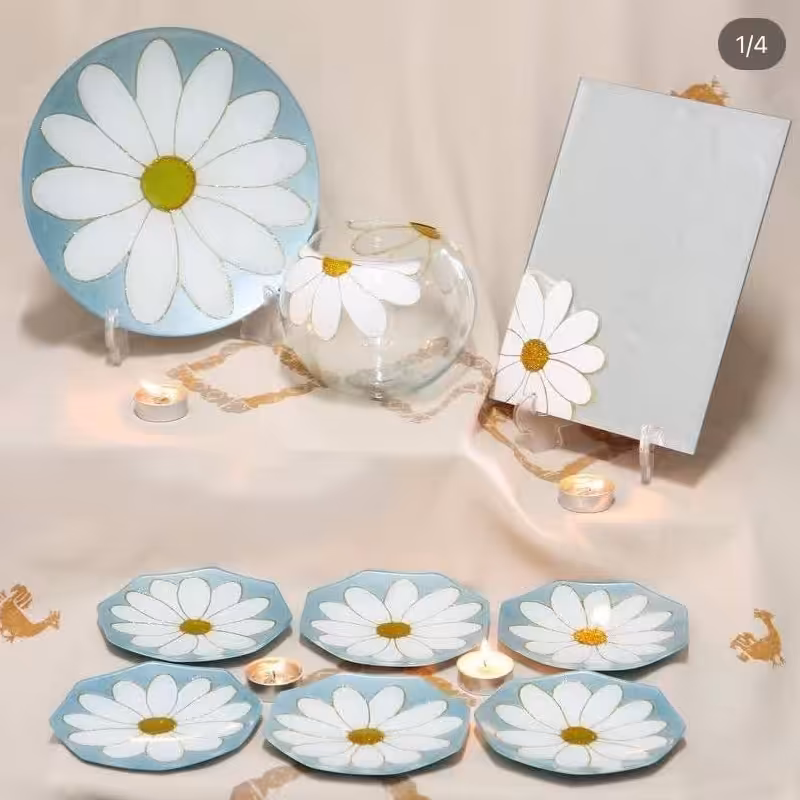 سفره هفت سین شیشه ای 