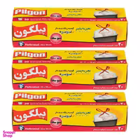 کیسه زباله پیلگون مدل بند دار سه بسته 20 عددی