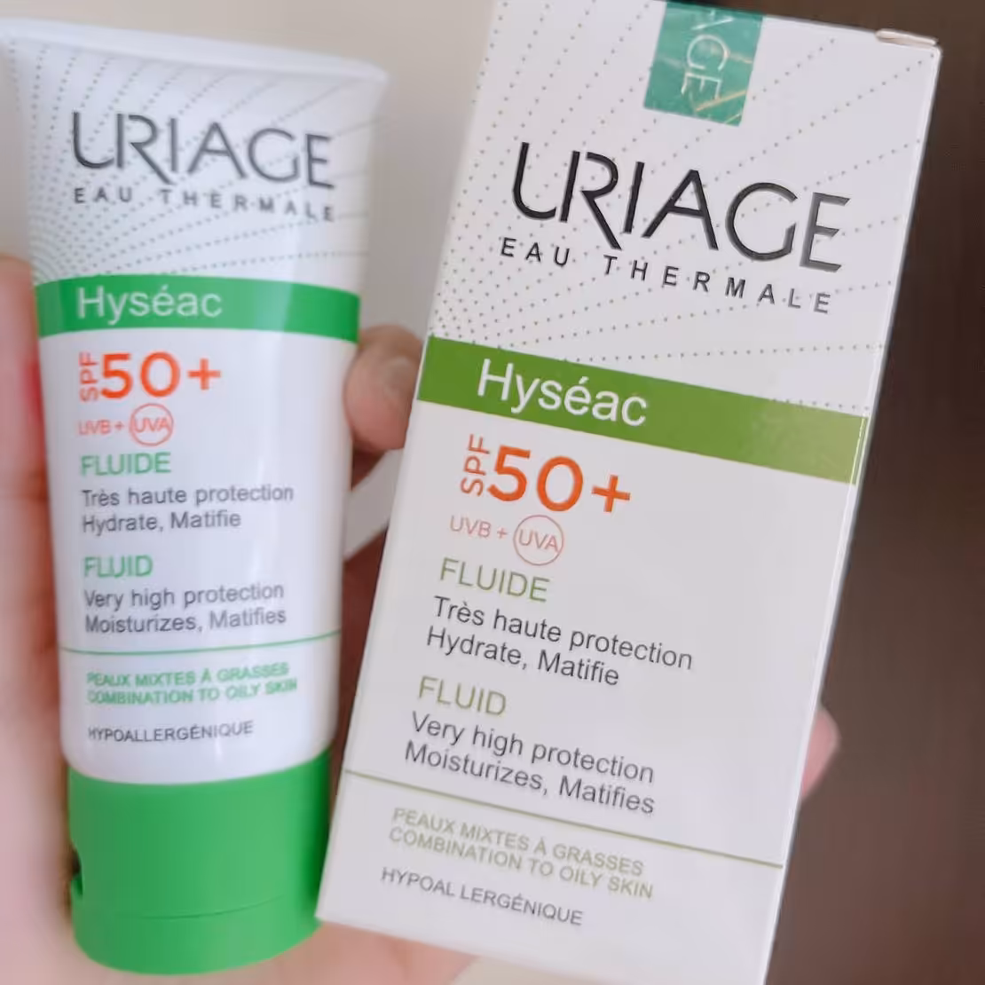 کرم ضد آفتاب هیسه اک اوریاژ Hyseac Spf 50 (کرمپودری)