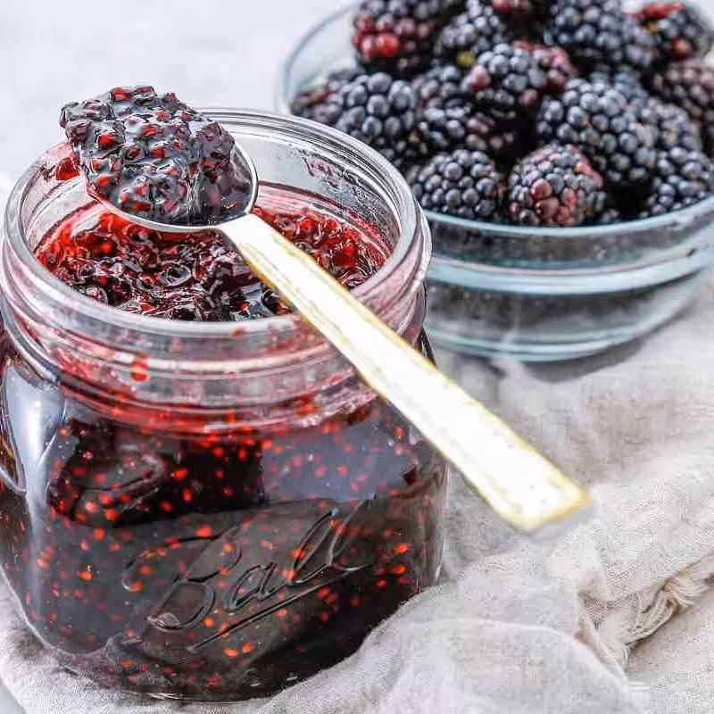 مربای تمشک خانگی با طعم و عطر دلنشین