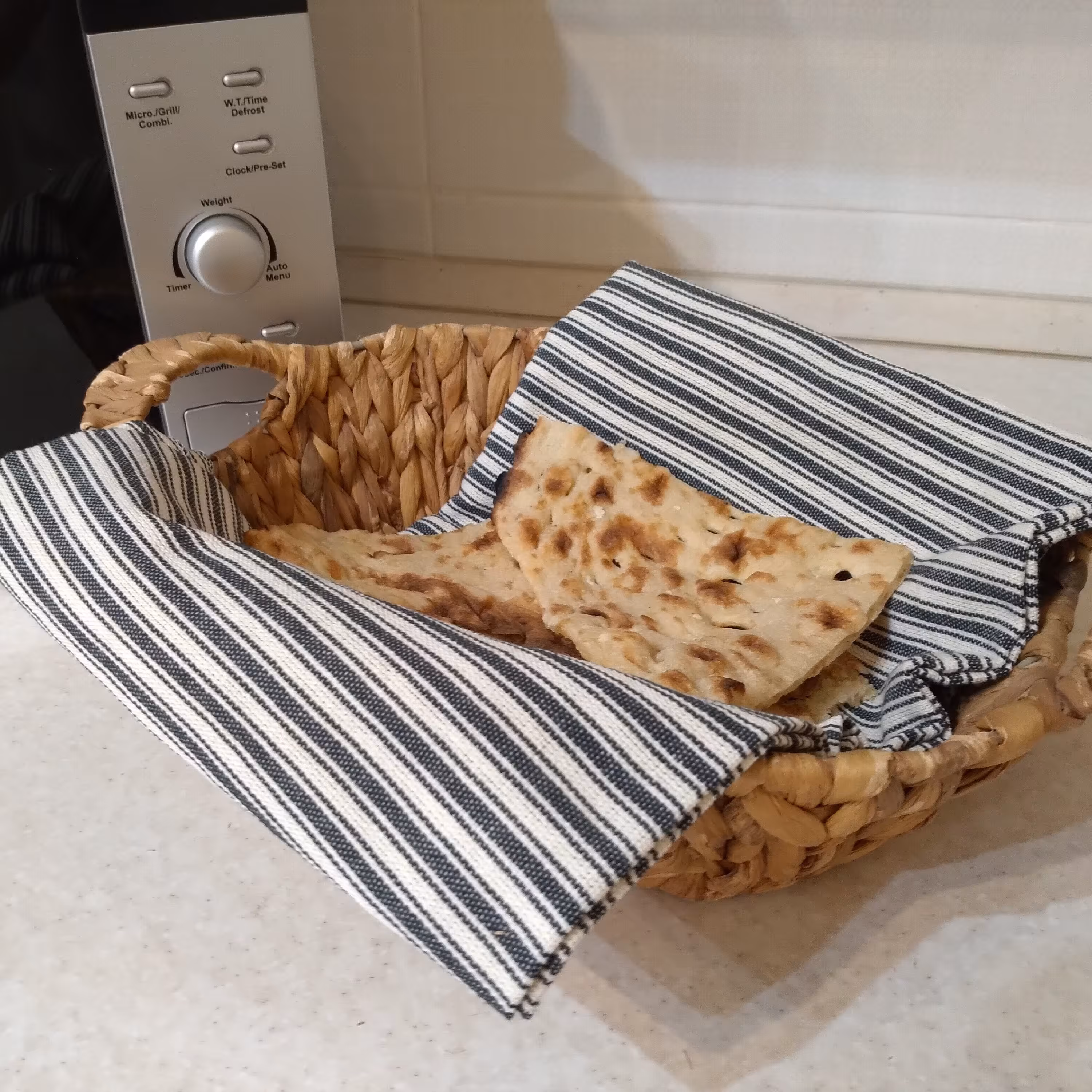 دستمال سبد نان و میوه ( پنبه ای)