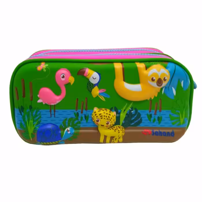 جامدادی برجسته سهند طرح جنگل سبز ارسال رایگان 