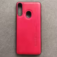 گارد - قاب - کاور چرمی برند LINDO رنگ قرمز مناسب برای سامسونگ Galaxy A20S (a20s)