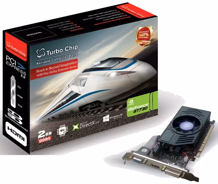 کارت گرافیک توربو چیپ مدل جی تی 730 با حافظه 2 گیگابایت