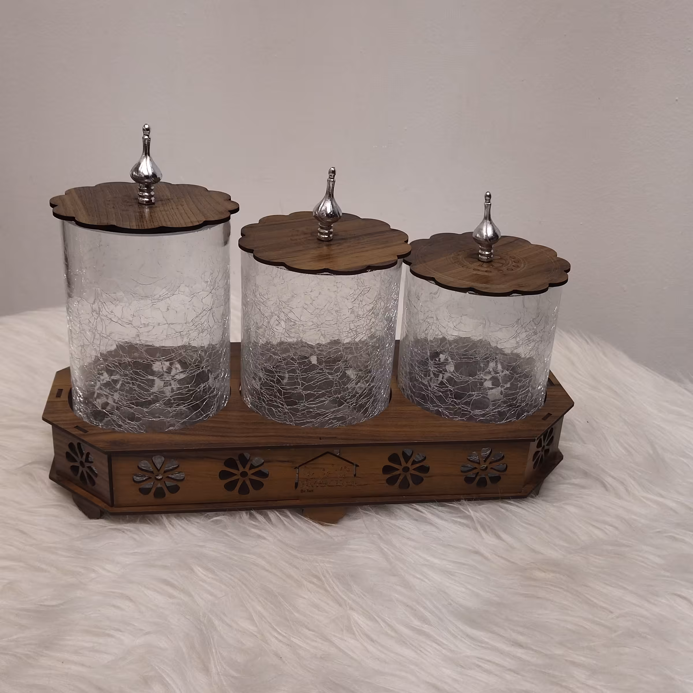 پاسماوری شیشه ای سه تایی