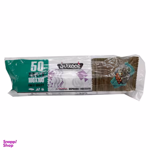 سفره یک بار مصرف دارکوب مدل هندسی رول 50 متری