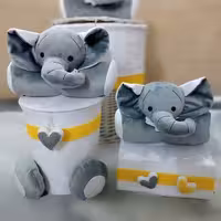 سطل ودستمال فیل نانان 