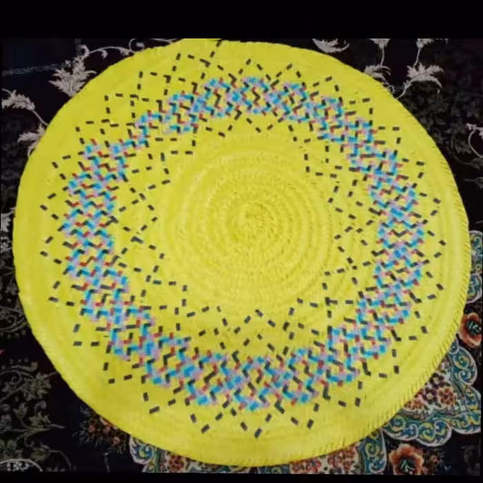 سفره بافت تسمه ای پلاستیکی.80سانتی قابل شستشو. بسیار بادوام (پس کرایه)