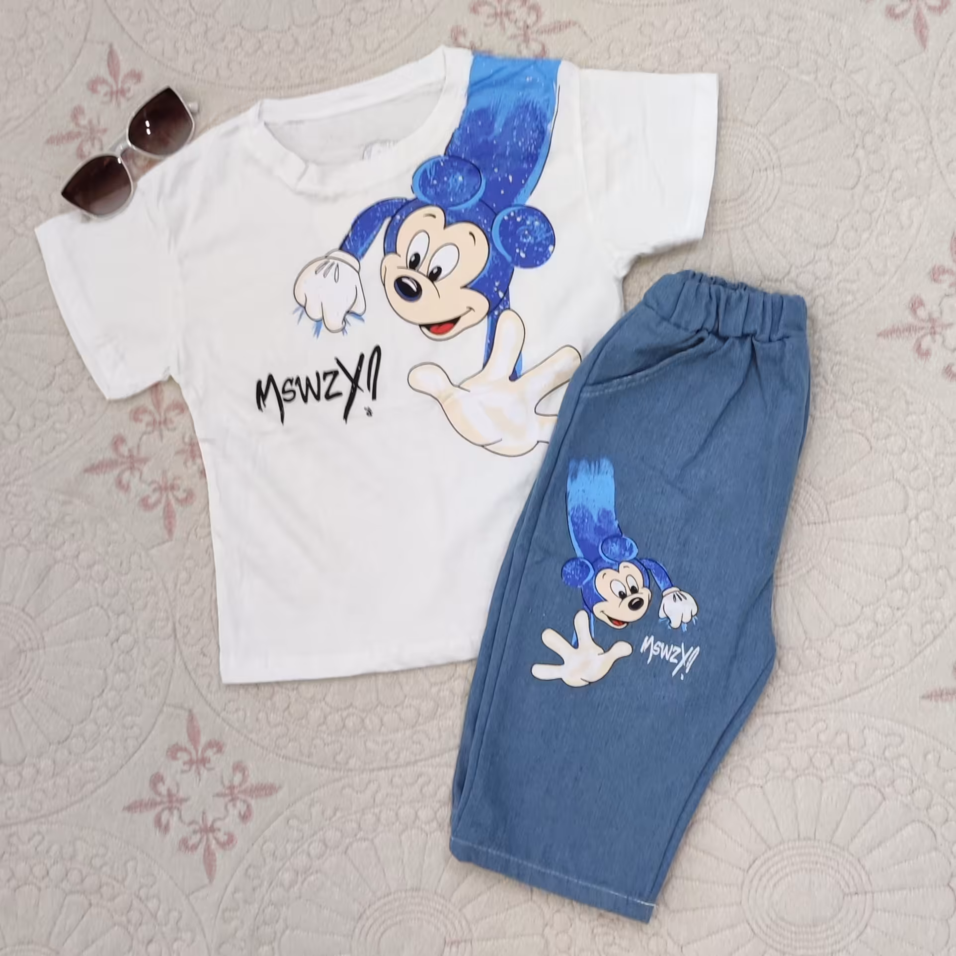 ست تیشرت شلوارلی