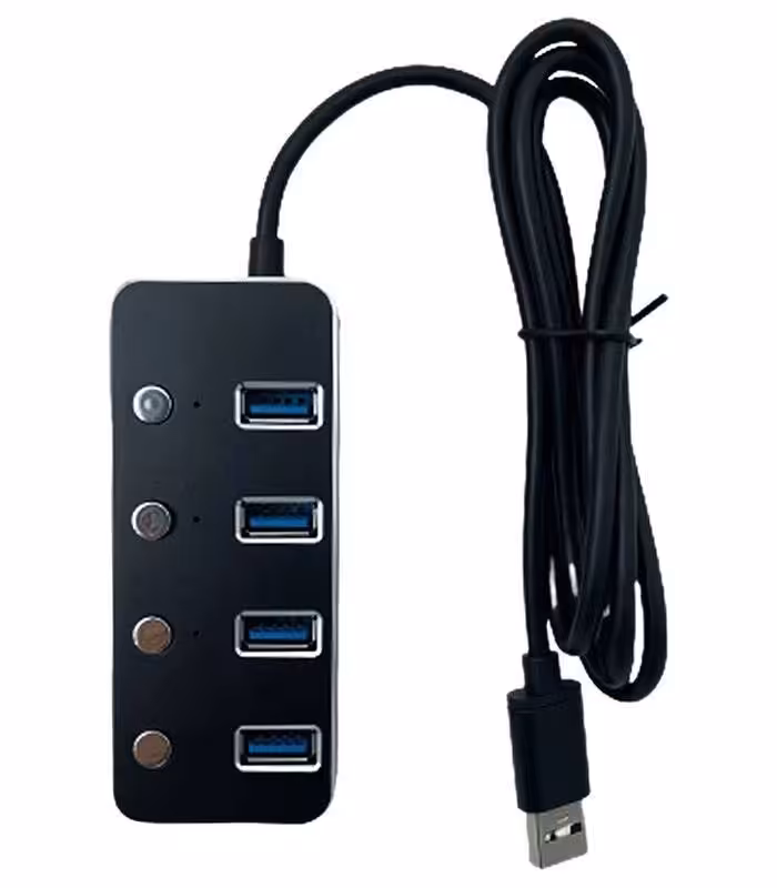 هاب 4 پورت USB 3.0 کلید دار کی نت مدل H5