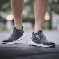 کفش کتانی نایک اورئو طوسی    nike oreo gray