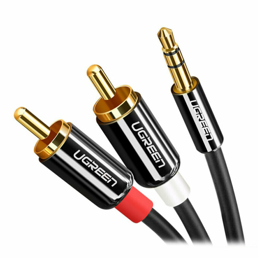 کابل تبدیل جک 35 به RCA یوگرین مدل AV116 طول 15 متر