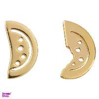 گوشواره طلای 18 عیار رزا مدل EG110