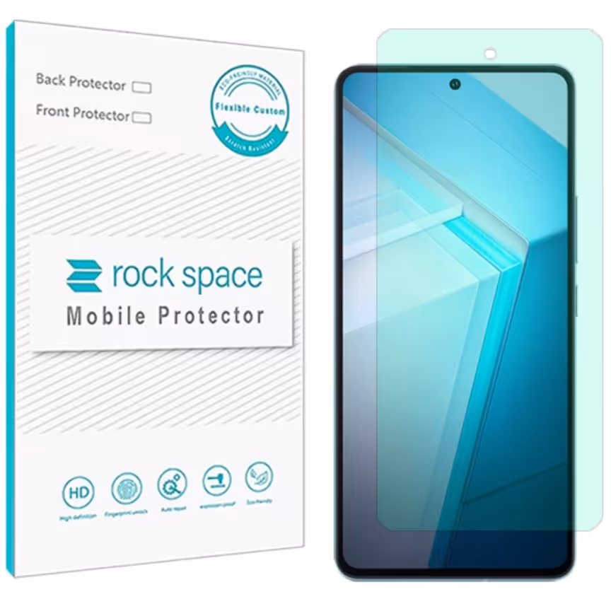 گلس   ویوو iQOO 11S  مدل نانو هیدروژل گرین لایت برند راک اسپیس   