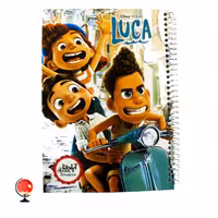 دفتر 100 برگ سیمی جلد سخت برند آپادانا طرح لوکا کد 1583