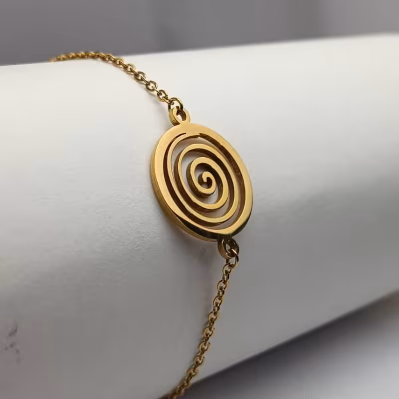 دستبند استیل  گرد