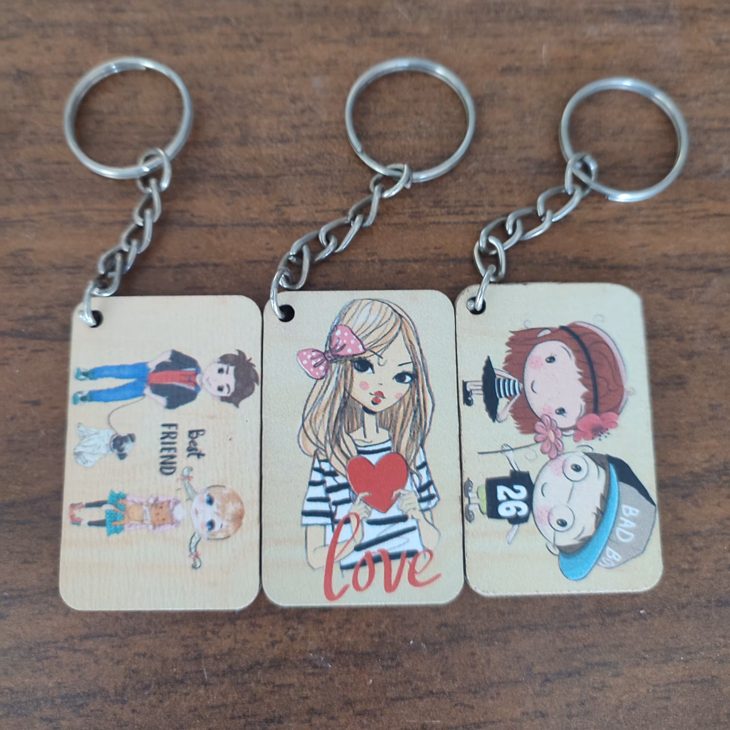 جاسوییچی چوبی طرح فانتزی 