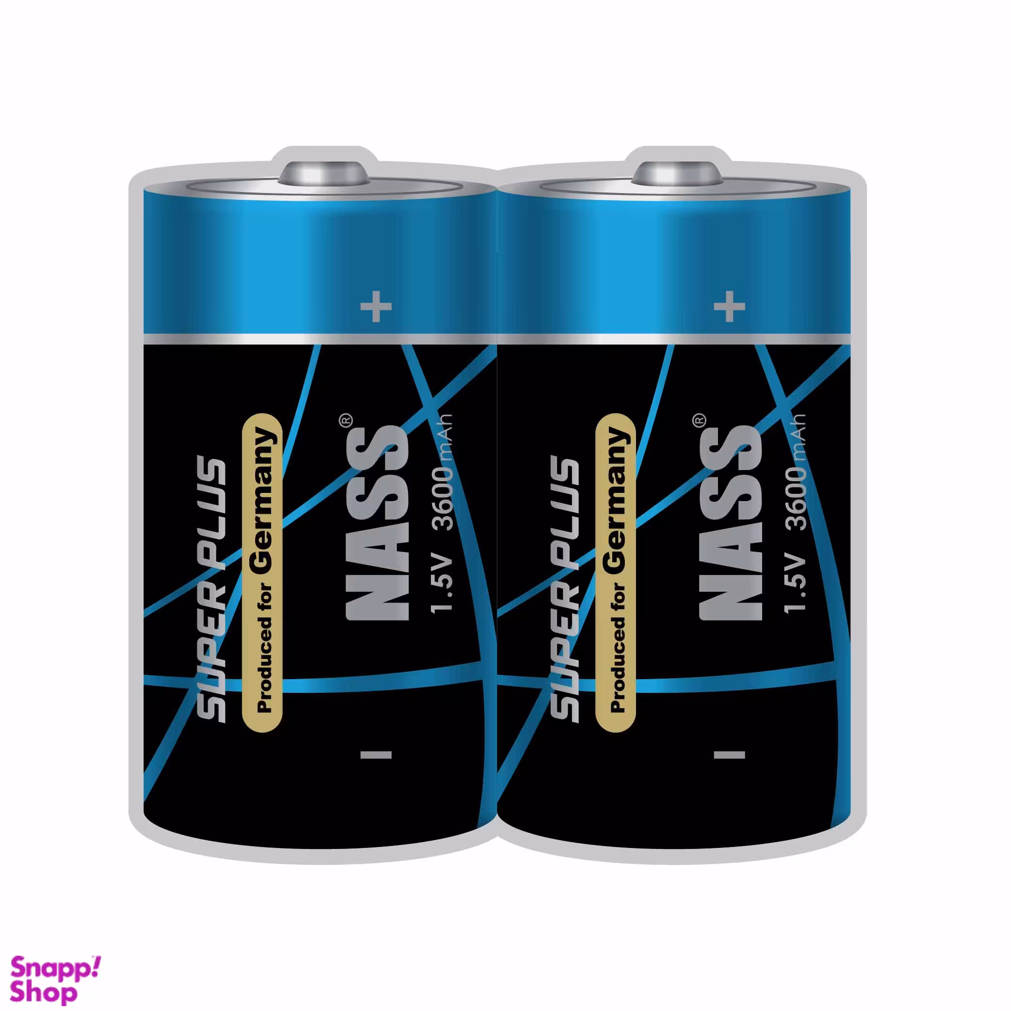 باتری D ناس بسته 2 عددی