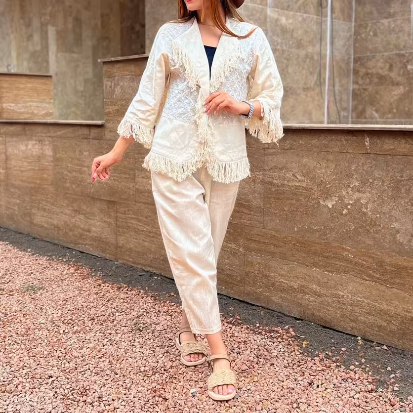 ست کت و شلوار لینن 

