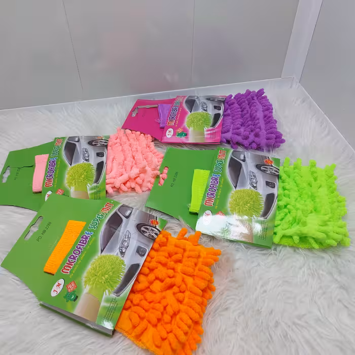 دستکش نظافت سفره پاکن مدل ماکارونی دورو مایکروفایبر  در پلاسکو دهقان 