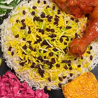 ماکت زرشک پلو با مرغ