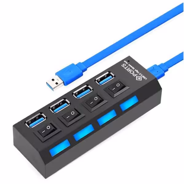 هاب 4 پورت کلید دار Royal R3-411 USB 3.0