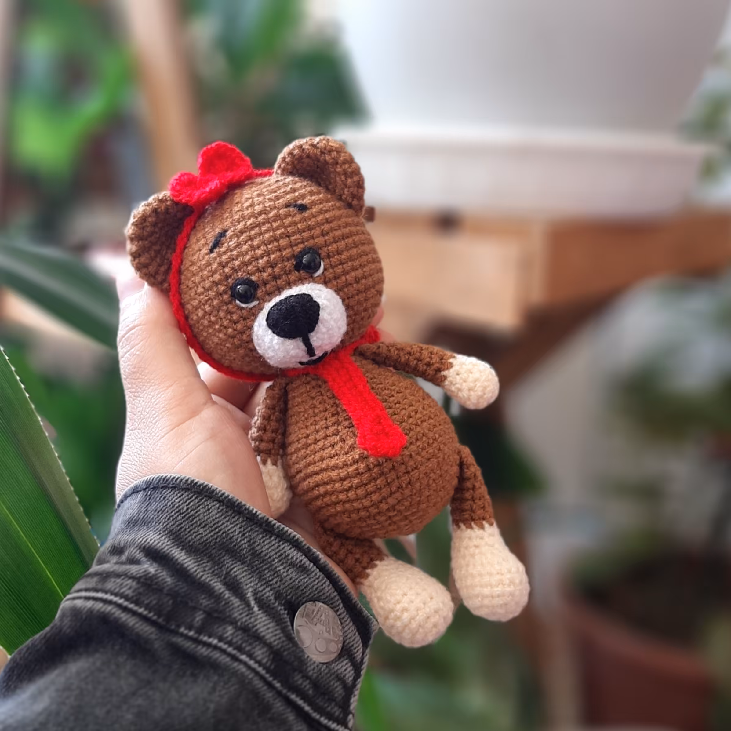 عروسک خرس خرس کوچولو خرس بافتنی