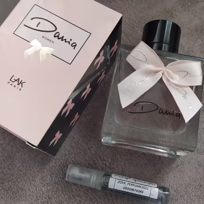 یه شیشه  دکانت 10 میلی از ادکلن اورجینال،جی پارلیس دانیا زنانه. بسیار عاشقانه،دخترانه ای گلی و ملایم 