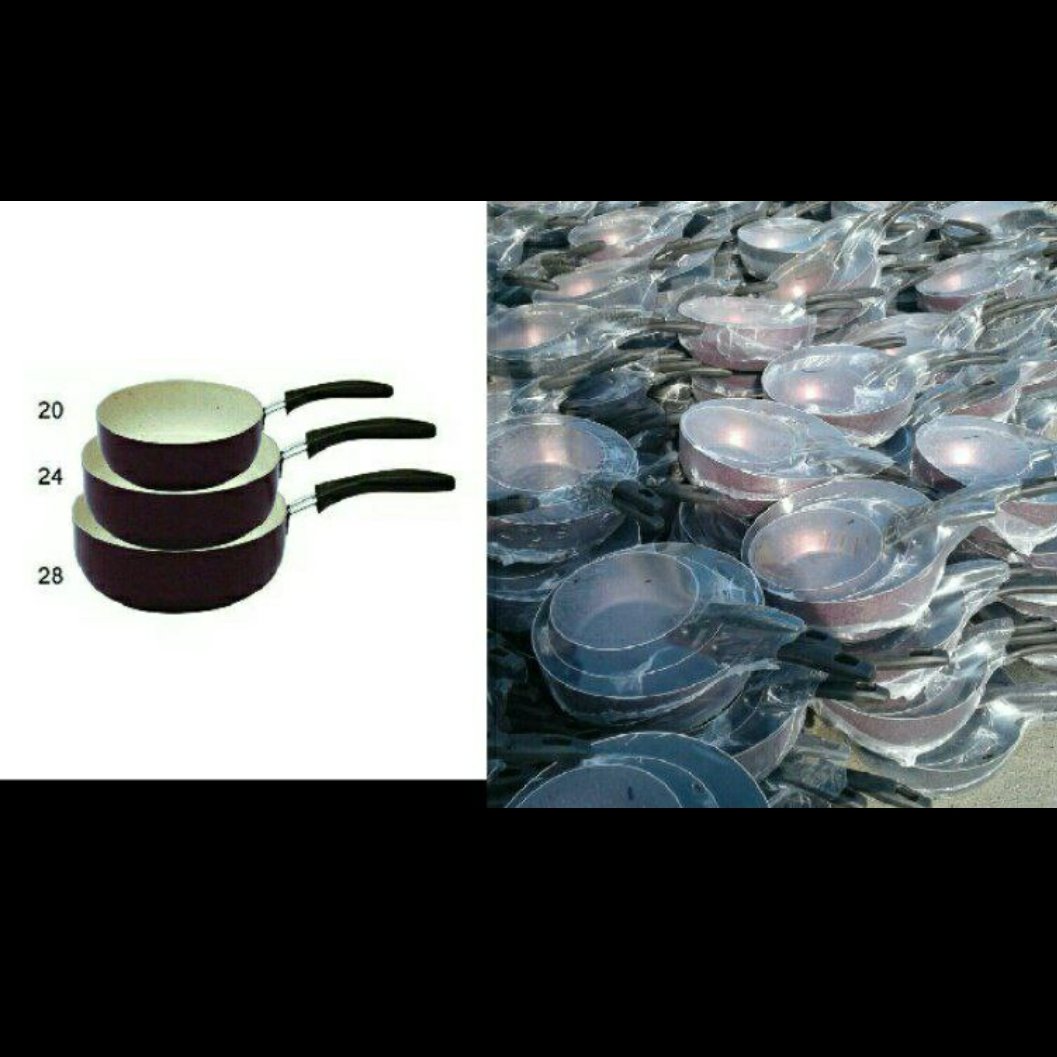 سرویس 3عددی ماهی تابه تک دسته