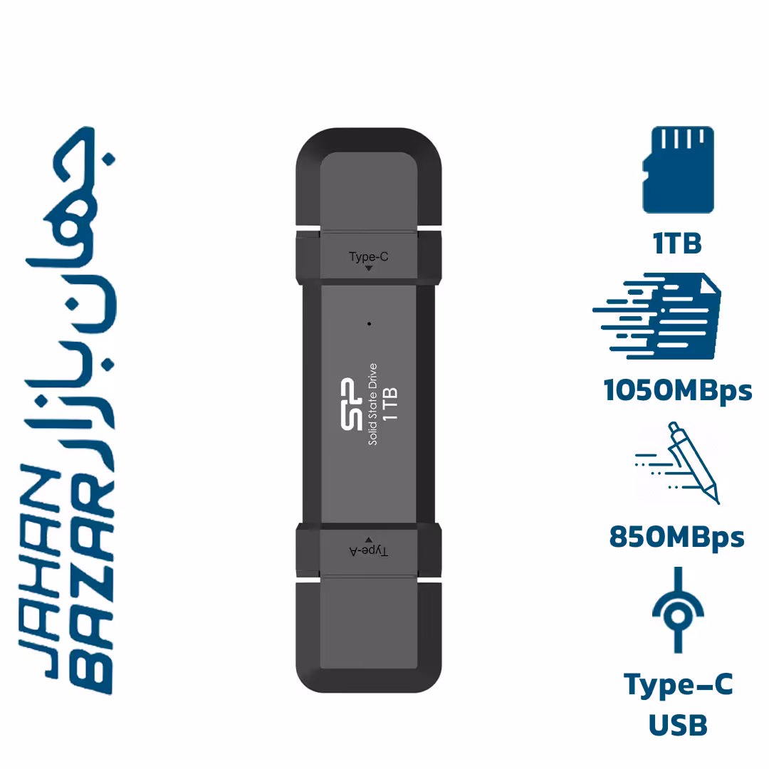 فلش SSD سیلیکون پاور مدل SSD FLASH DS72 ظرفیت 1 ترابایت