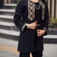 کت شلوار زیبای بلوط