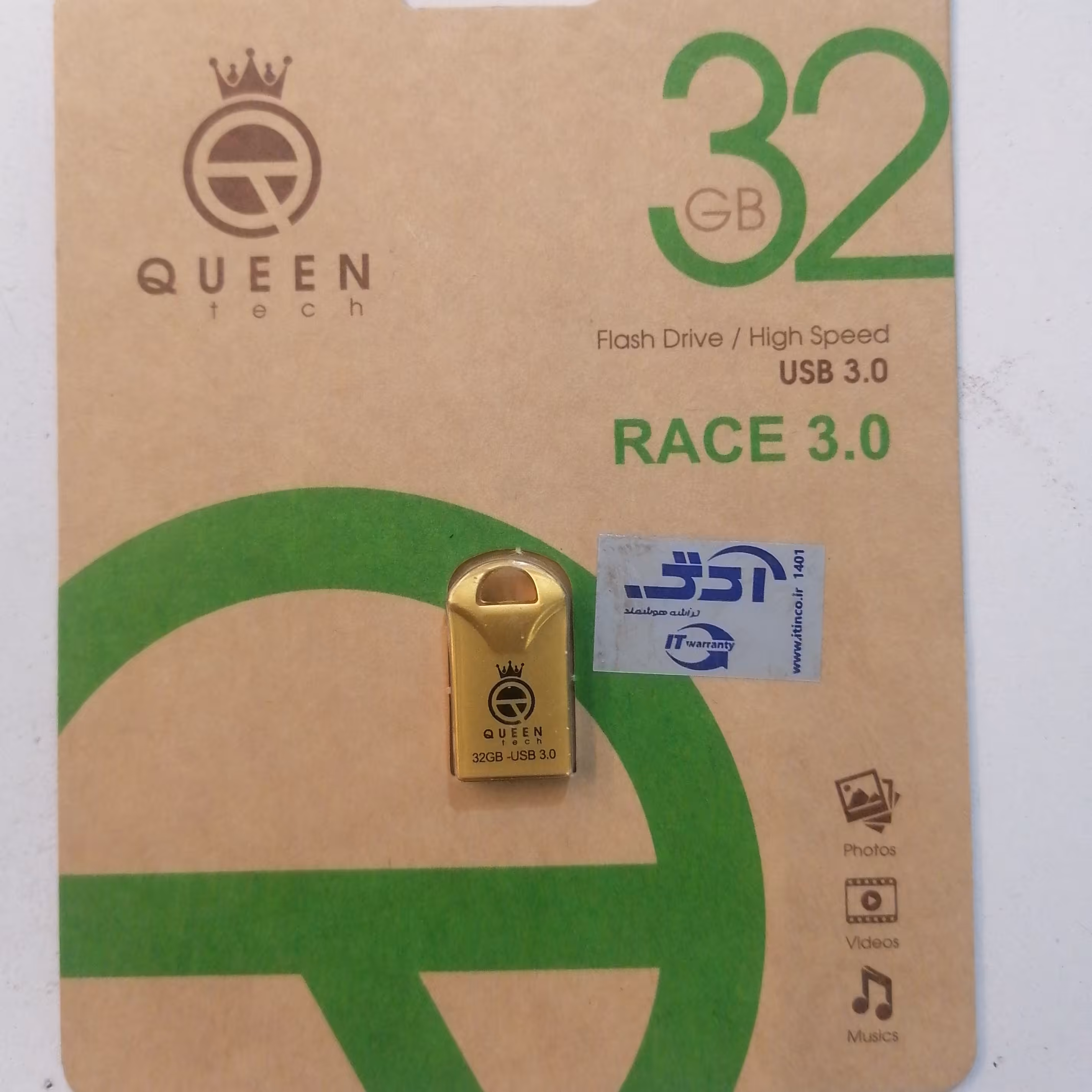 فلش 32 گیگ Queen usb3. 0