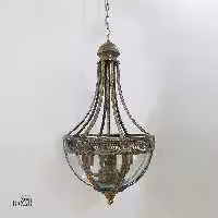 لوستر آنتیک برنزی