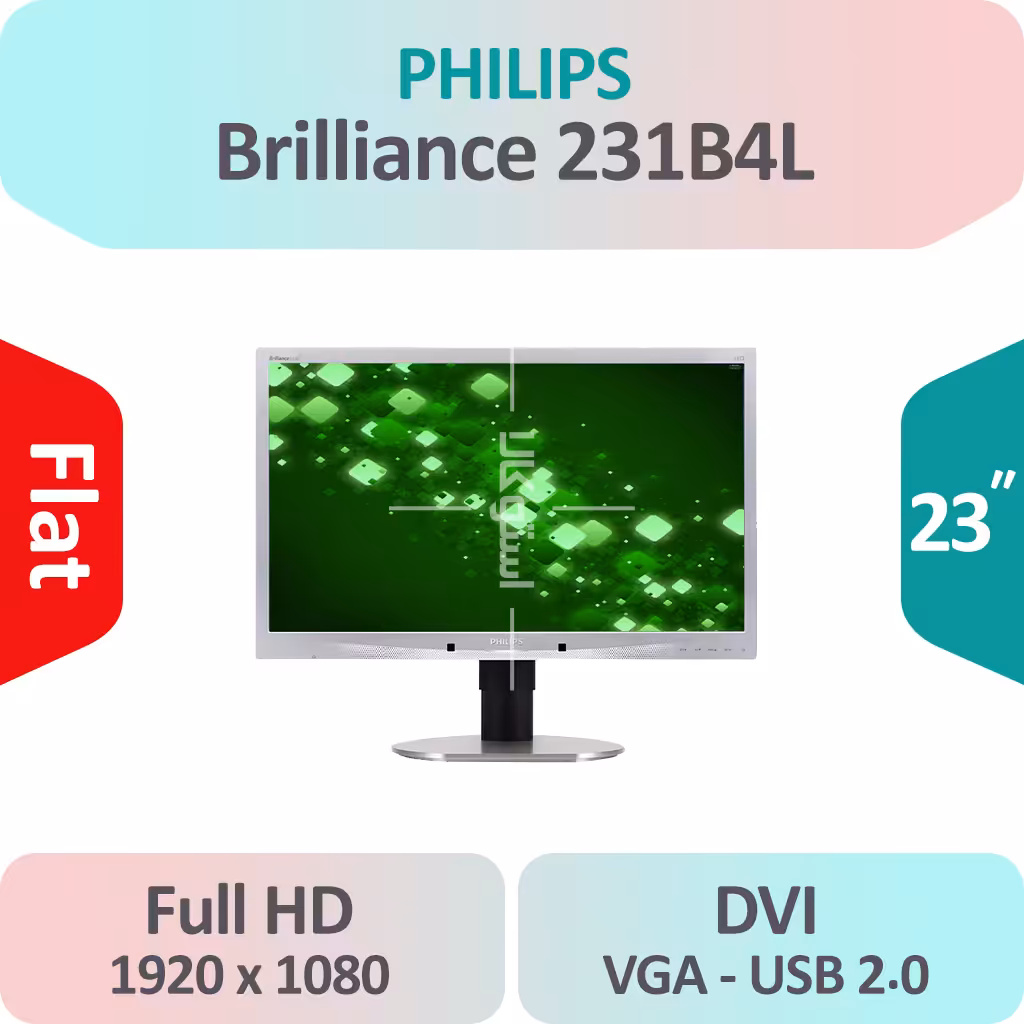 مانیتور استوک Philips 231B4L سایز 23 اینچ Full HD