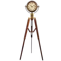 ساعت سه پایه مدرن چوبی مدل RUFINO کد MFC-9123