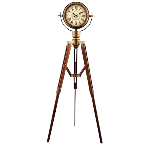 ساعت سه پایه مدرن چوبی مدل RUFINO کد MFC-9123