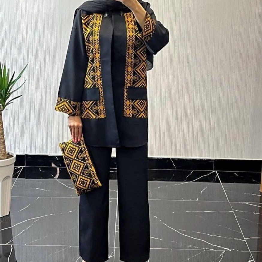ست کت شلوار و کیف فوق العاده شیک و مجلسی