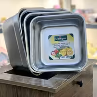  سرویس 4 پارچه  لَگن  یونیک طرح مربع