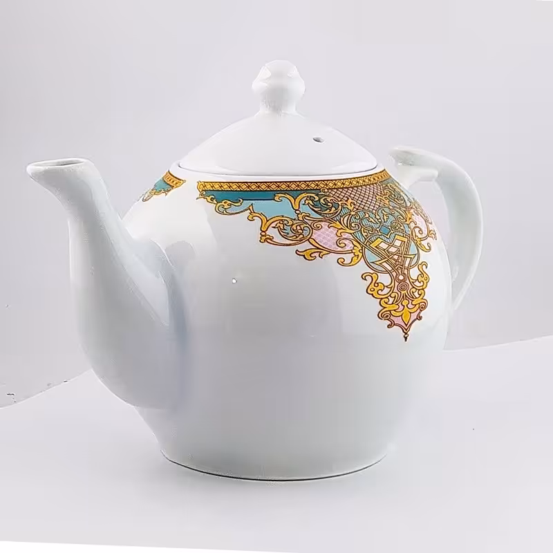 قوری الماس طرح زرین سایز 5کوپ مخصوص 5تا7 نفر ارسال به صورت 5تایی به قیمت عنده