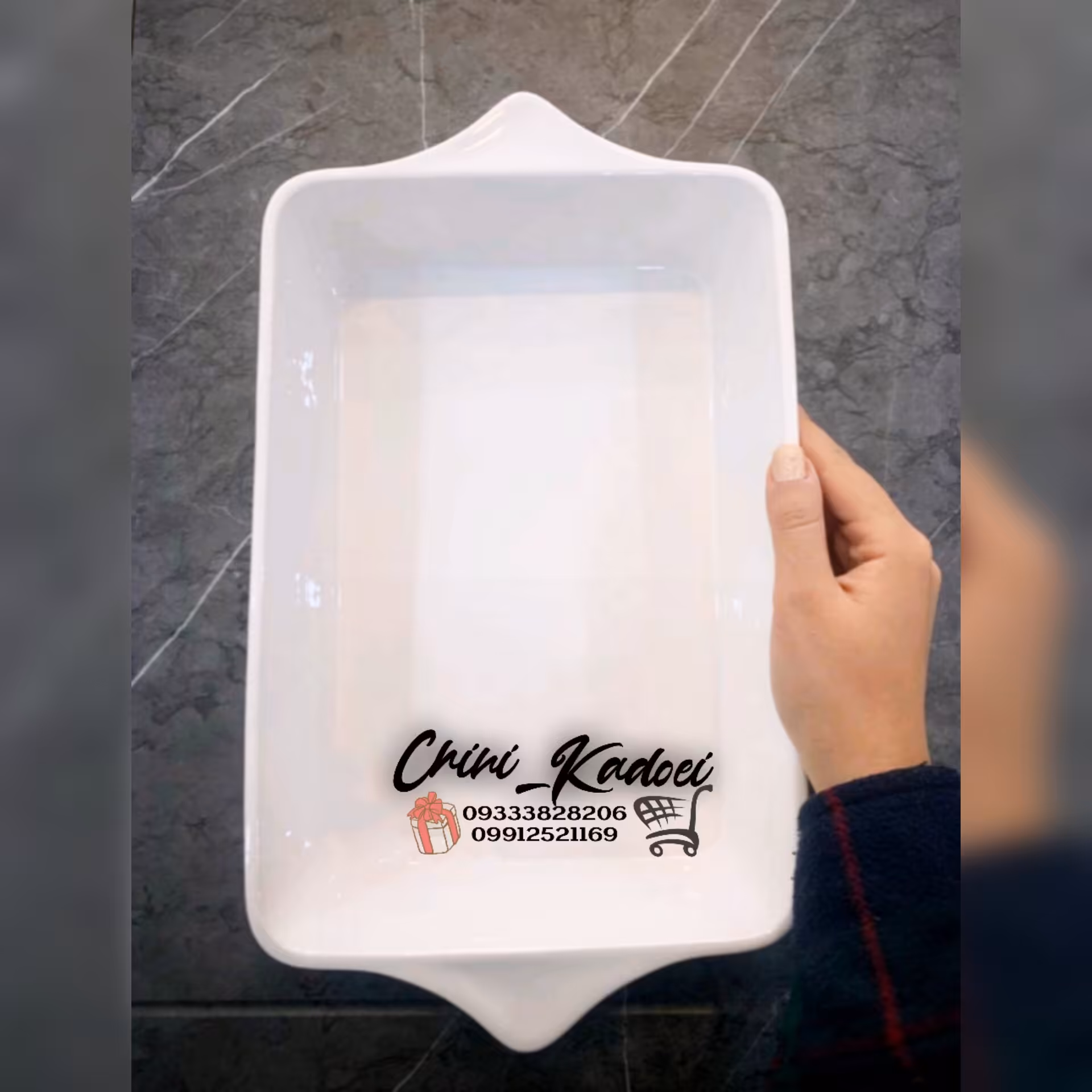 تابه سرامیکی درجه یک طرح وانسل قابل استفاد در فر، ماکروفر و ماشین ظرفشویی