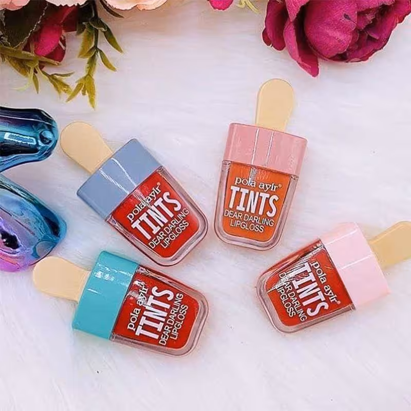 تینت لب طرح بستنی 