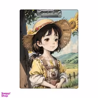 تخته شاسی بامبیلیپ طرح دختر آفتاب گردون کد 4639242 سایز A4