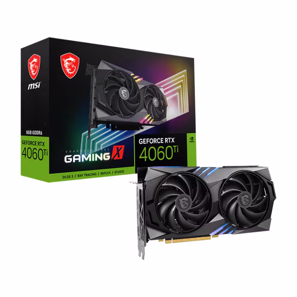 کارت گرافیک ام اس آی مدل GeForce RTX 4060 Ti GAMING X 8GB