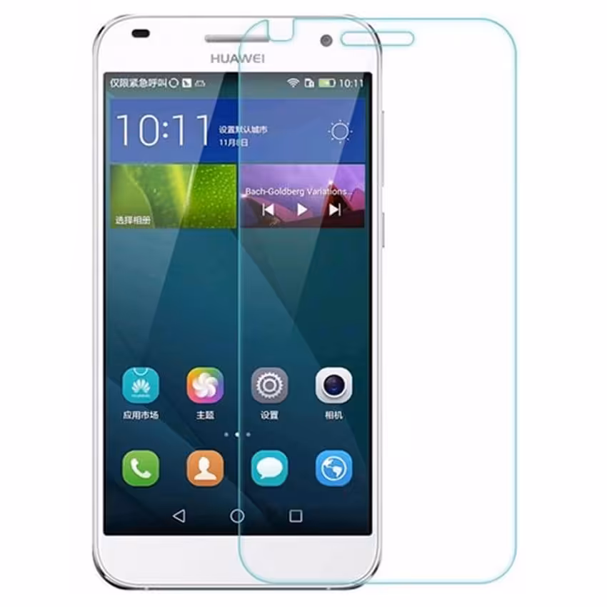 گلس هواوی Huawei Ascend G7 شفاف شیشه ای محافظ صفحه نمایش g7 خشگیر هوایی جی هفت سون G7-L01 G7-L03 G760-L11