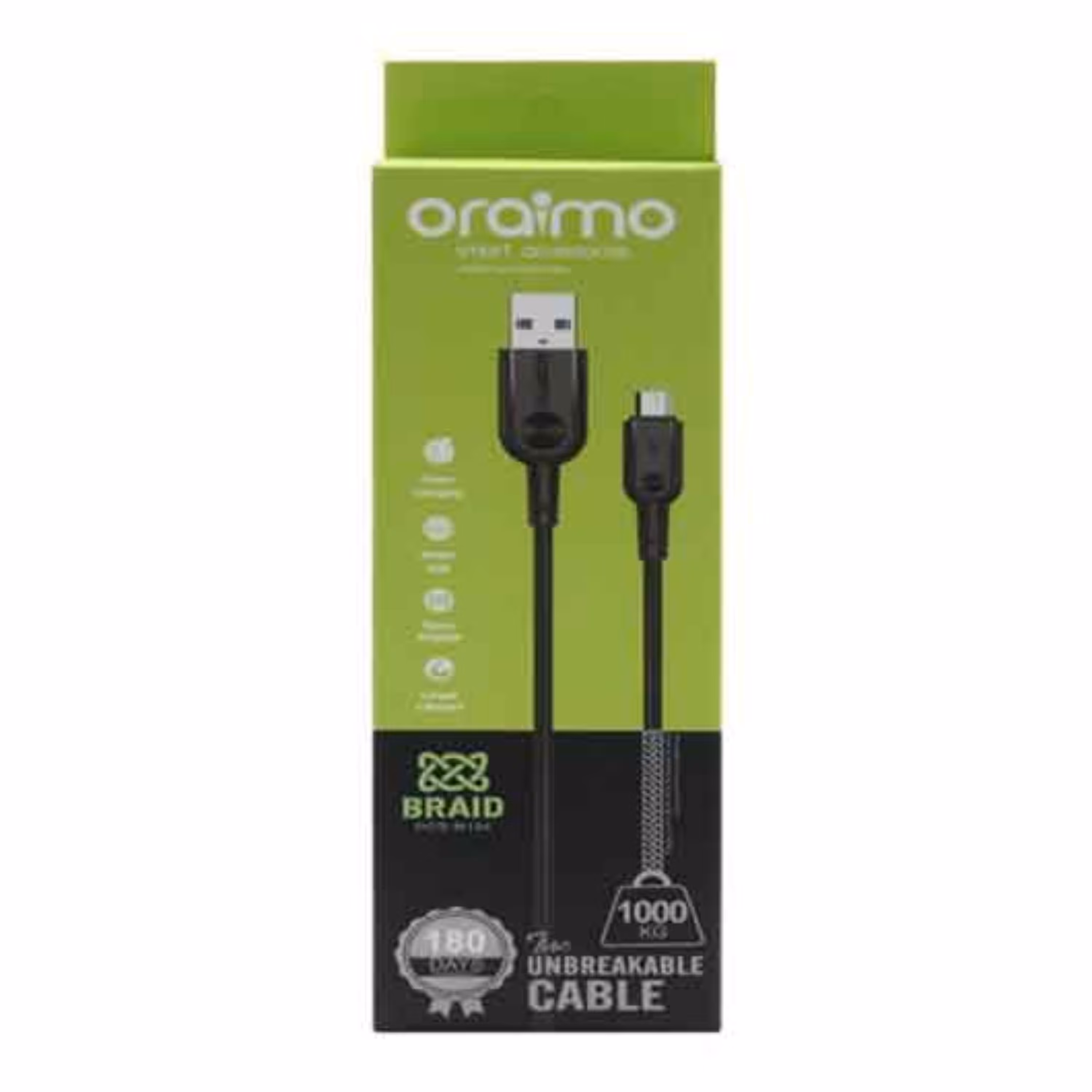 کابل شارژ میکرو Oraimo CD-M104 یک متری